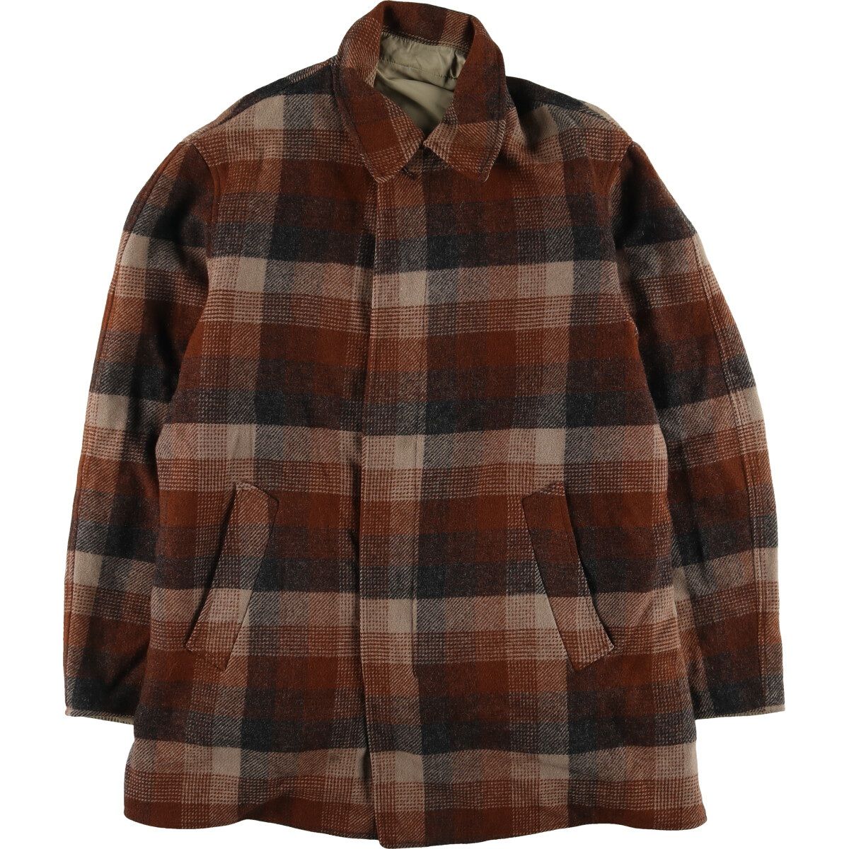 古着 50年代 ペンドルトン PENDLETON チェック柄 リバーシブル ウールジャケット メンズL ヴィンテージ/evb003305