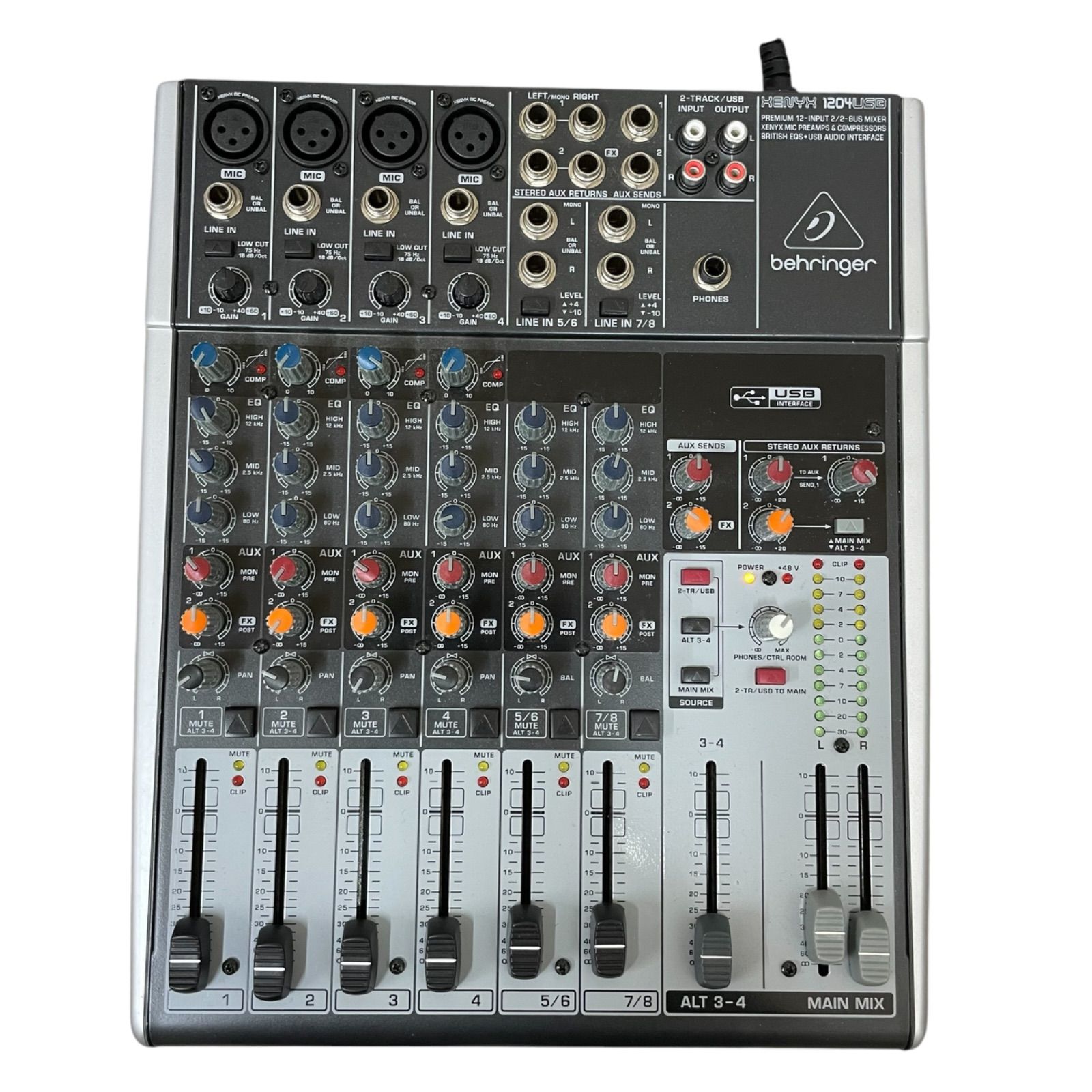 behringer XENYX 1204USB アナログミキサー