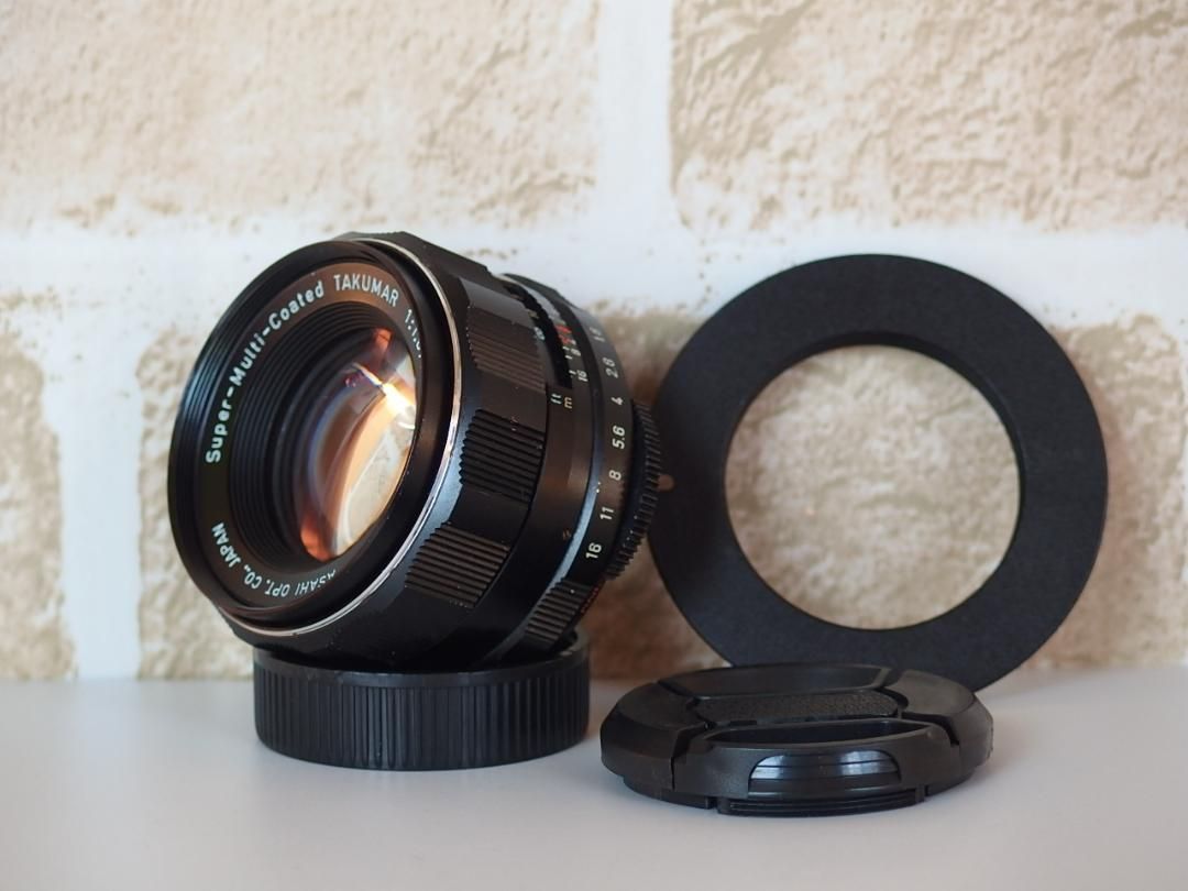 Super Takumar 55mm F1.8 SONY Eマウントアダプター付 Super Takumar