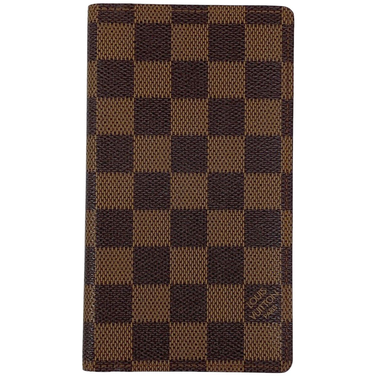 ルイ ヴィトン Louis Vuitton アジェンダ ポッシュ 手帳カバー カード入れ 手帳 ブックカバー ダミエ ブラウン R20703