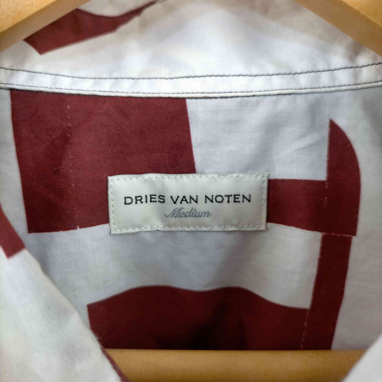 ドリスヴァンノッテン DRIES VAN NOTEN パッチワークシャツ メンズ 