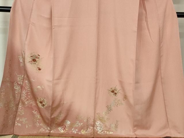 ［3916］訪問着 美品 中国三大刺繍 汕頭刺繍 スワトウ 正絹 着物 袷 平和屋着物□中国三大刺繍 スワトウ刺繍 汕頭刺繍 訪問着 刺繍