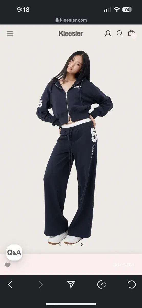 クリシアー 05 ソフト ダブル ウェスト ストレート パンツ