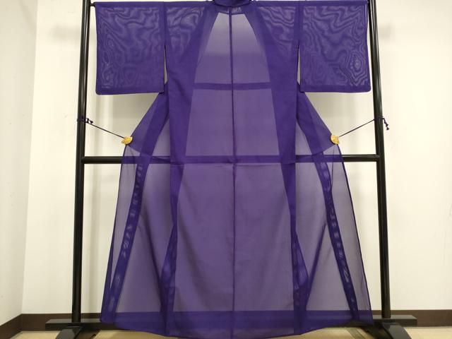 平和屋着物□上質な色無地 紋意匠 浅紫色 正絹 逸品 AAAT5911ru