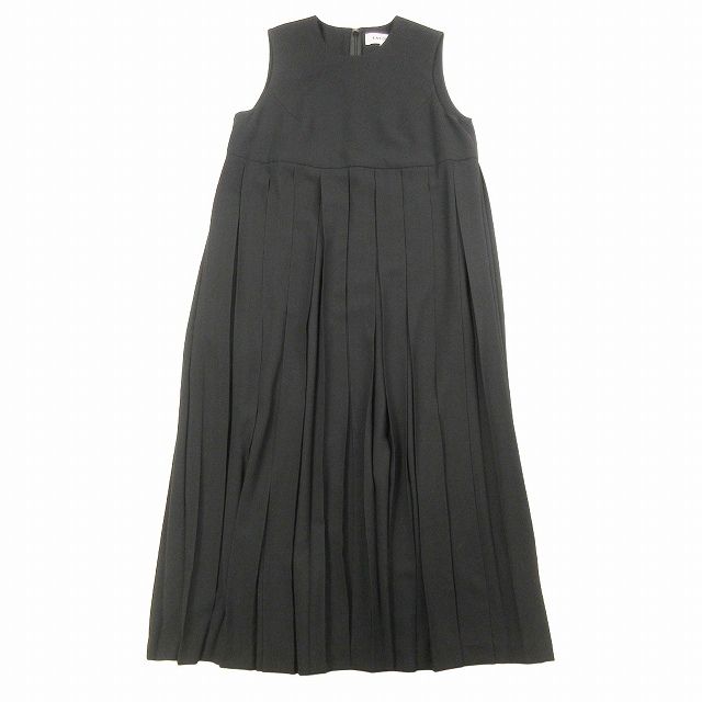 ENFOLD エンフォルド PEライトジョーゼット タックプリーツ ドレス エンフォルド ENFOLD PEライト ジョーゼット タック プリーツ DRESS