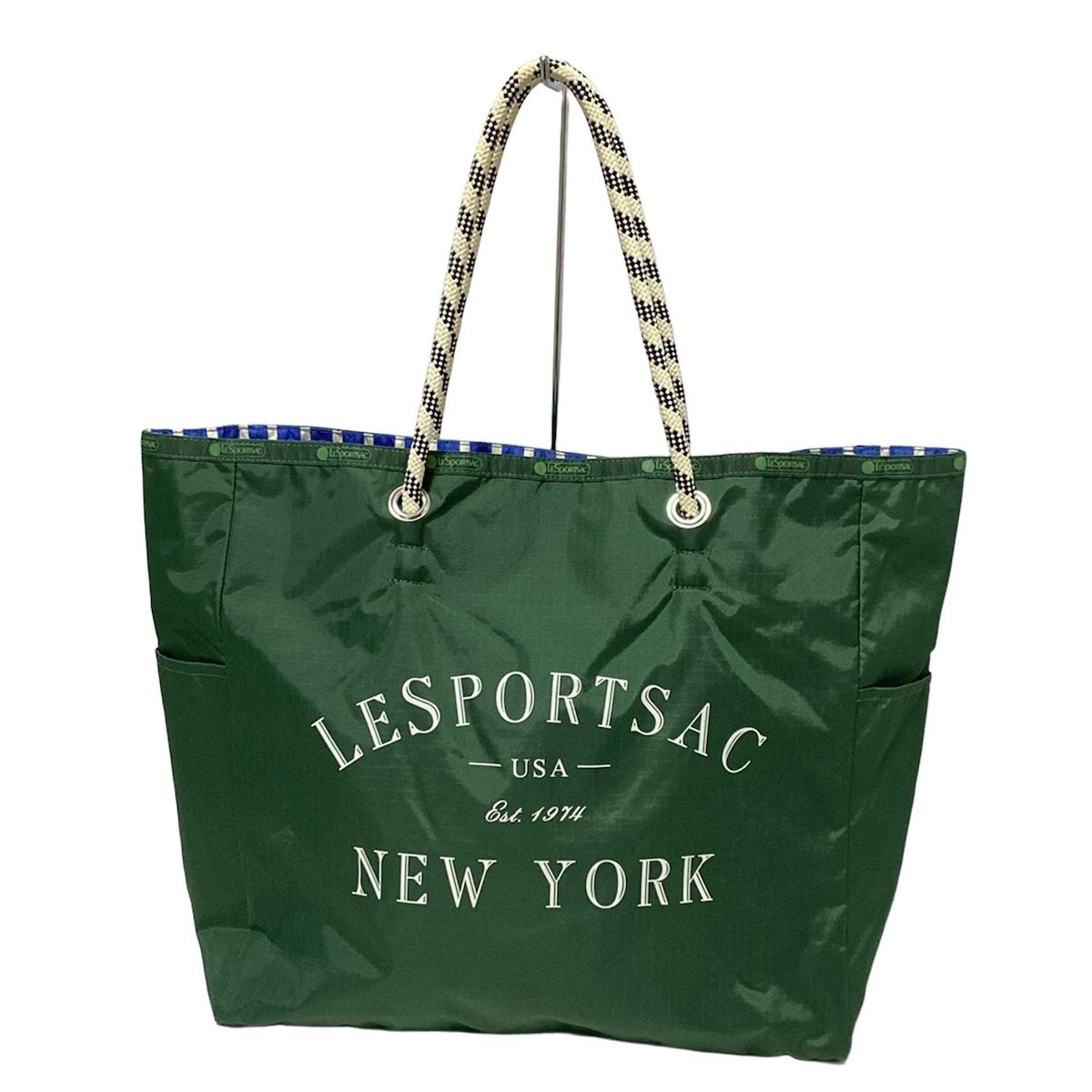LESPORTSAC(レスポートサック) トートバッグ - グリーン - メルカリ