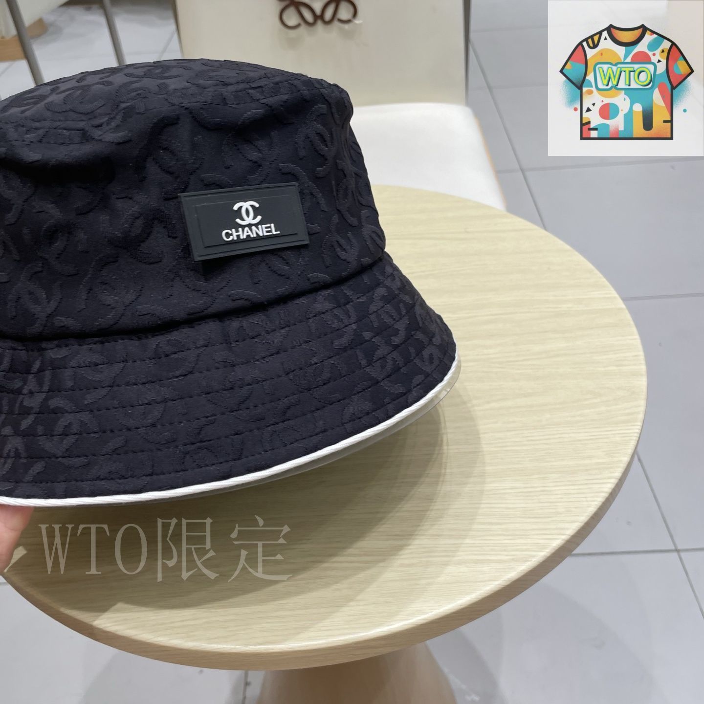 【シンプルなデザイン★】CHANEL デニム ハット さりげないオシャレ☆【CHANEL】デニム バケット ハット (CHANEL