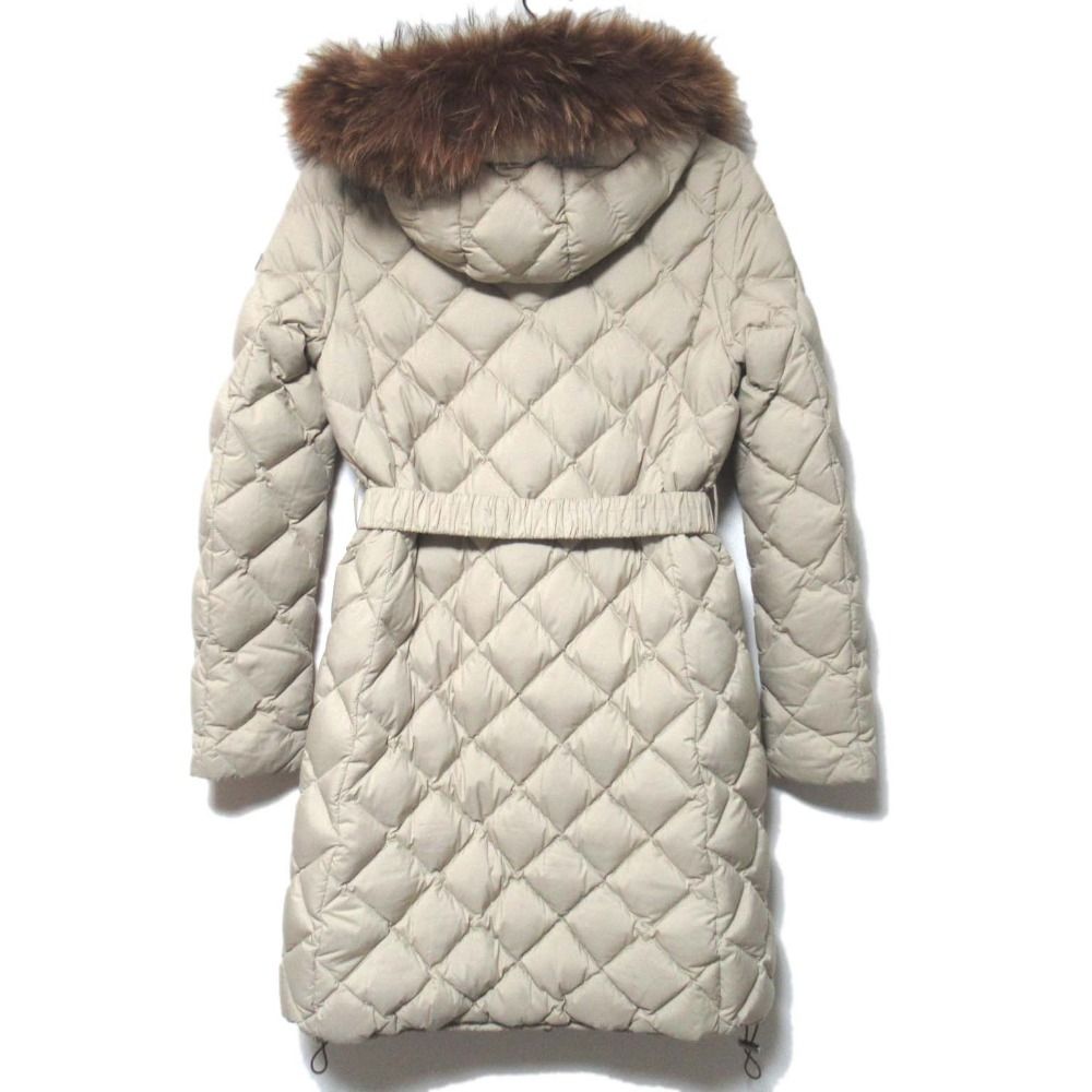 美品 TATRAS タトラス ラクーンファー フーディー キルティング 