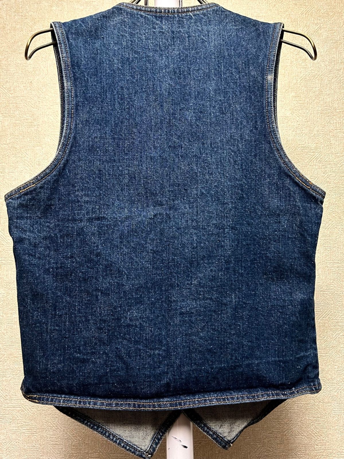 Levi’s 70s USA製 60505-0217 オレンジタブ デニムベスト 70s 80s リーバイス USA製 デニム ベスト オレンジタブ 刺繍