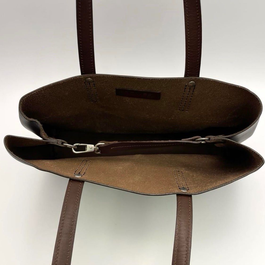 本革ブラウントートバッグ A4収納可