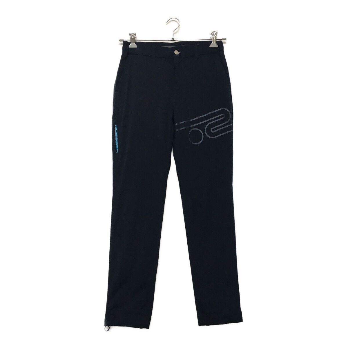 中古 レディース ロサーセン ROSASEN パンツ 40(M) 紺 ネイビー 蓄熱裏地 防風 防寒