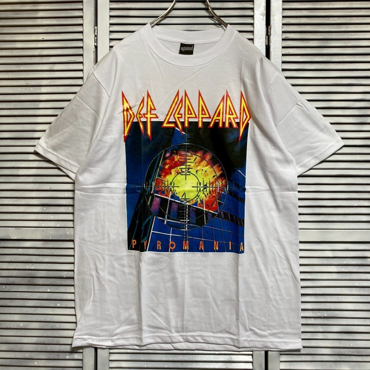 デフレパード　DEF LEPPDRD　ビンテージ　Tシャツ　バンド　ライブ 90S 米国製 US古着 ビンテージ デフレパード 1992 バンド ツアー