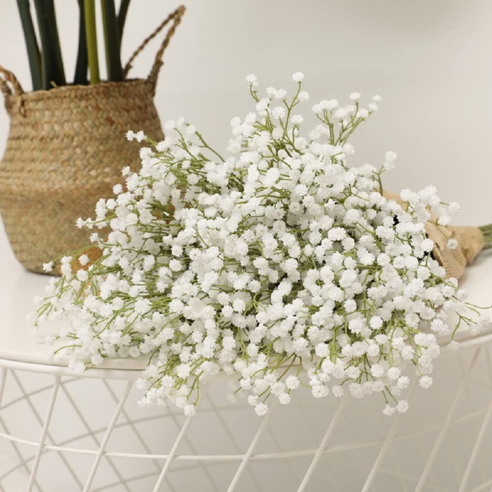 【新着商品】10本セット 造花 90頭/本 霞草 春の花 おしゃれ お世話不要 ブーケ かすみ草 枯れない花 アーティシャルフラワー 花束 人工観葉植物 お祝い お見舞い desikaky プレゼント 店舗 玄関