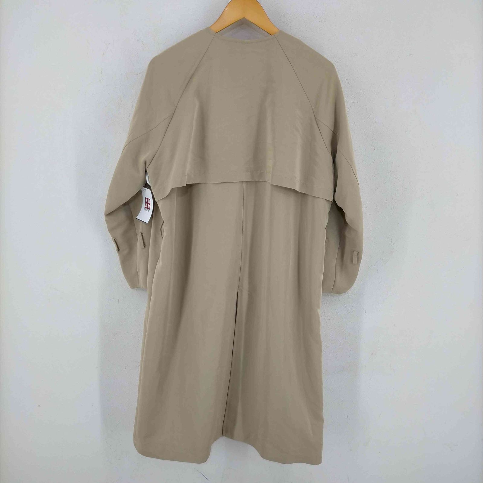 アーバンリサーチ URBAN RESEARCH ノーカラーロングトレンチコート