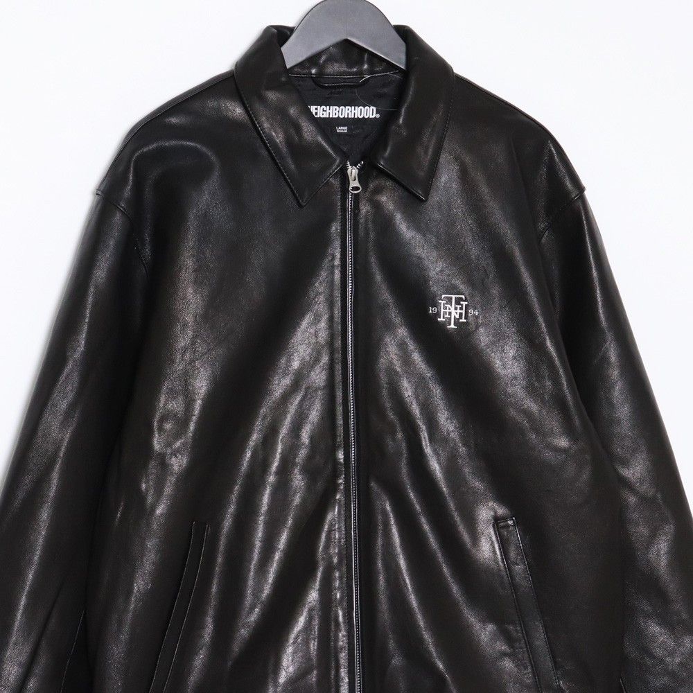 ジャケット・アウター NEIGHBORHOOD LEATHER ZIP WORK JACKET NEIGHBORHOOD】LEATHER ZIP WORK JACKET レザージップ