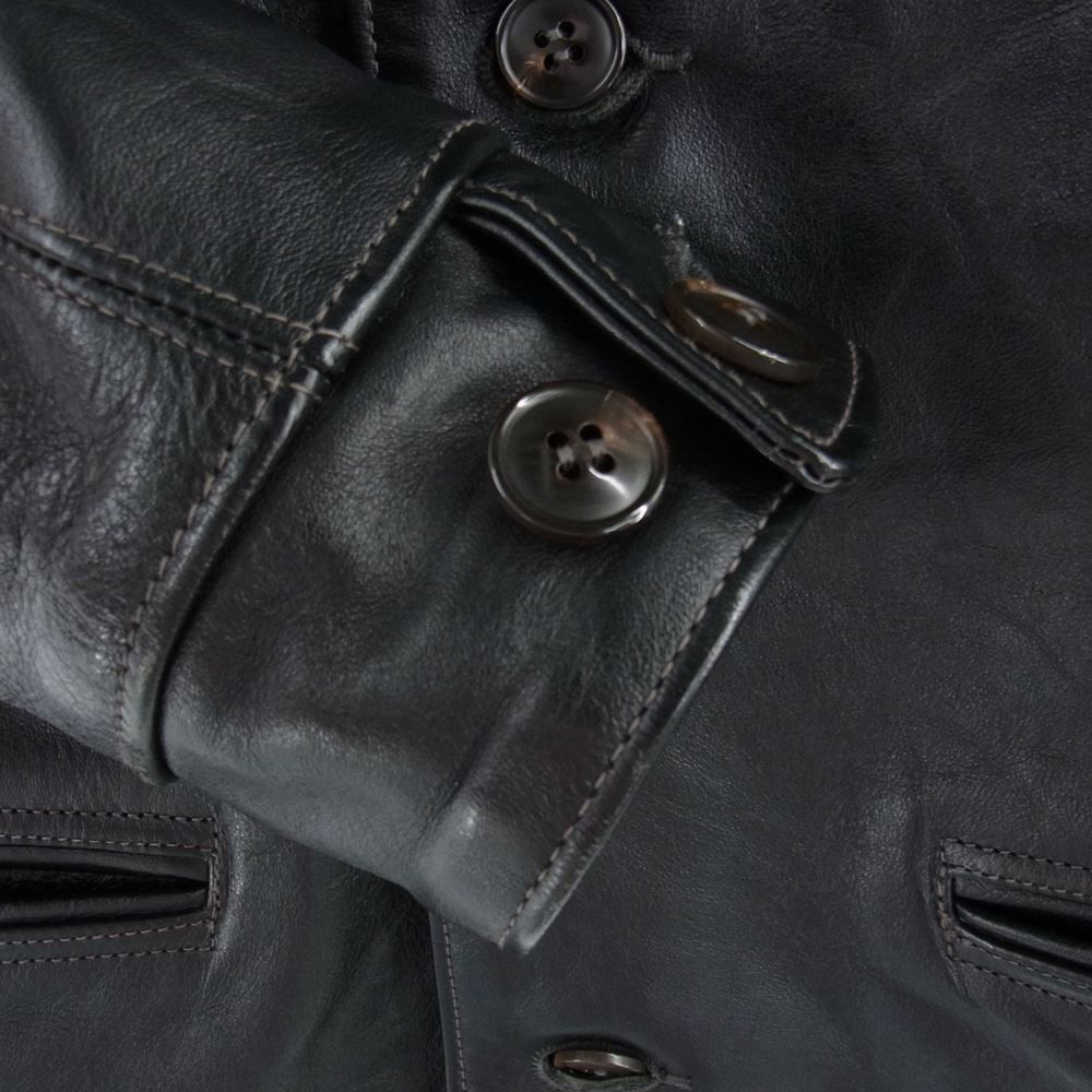 ジョーマッコイ レザージャケット スポーツジャケット 茶芯 The REAL