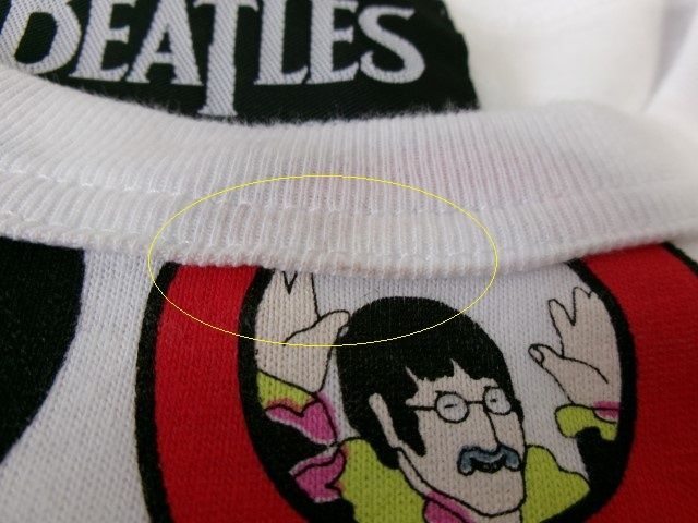 COMME des GARSONS Tシャツ　Ｓ 中古】COMME des GARCONS ｺﾑﾃﾞｷﾞｬﾙｿﾝ The Beatles CDGPrinted T