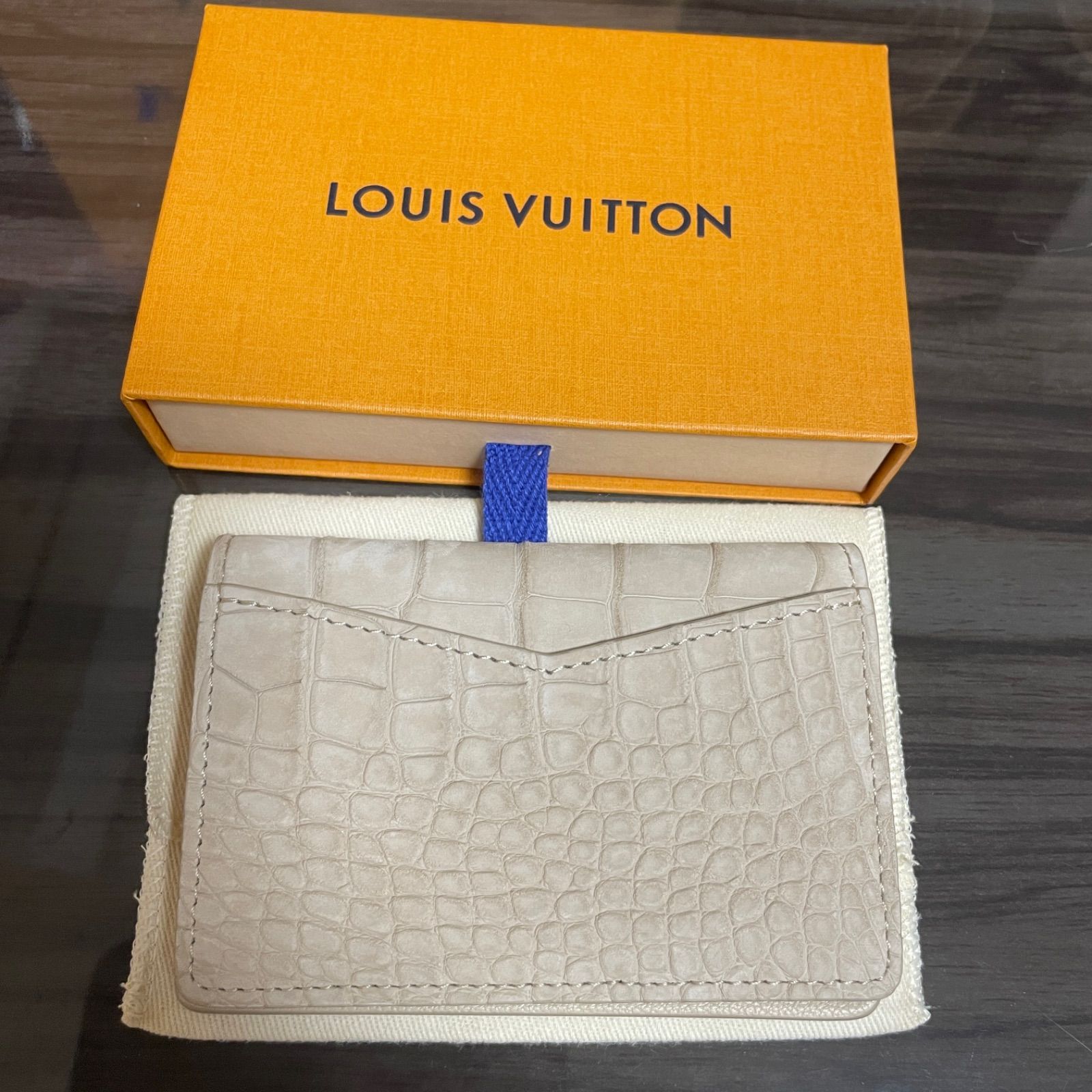 希少なクロコダイルレザー！Louis Vuitton カードケース (Louis