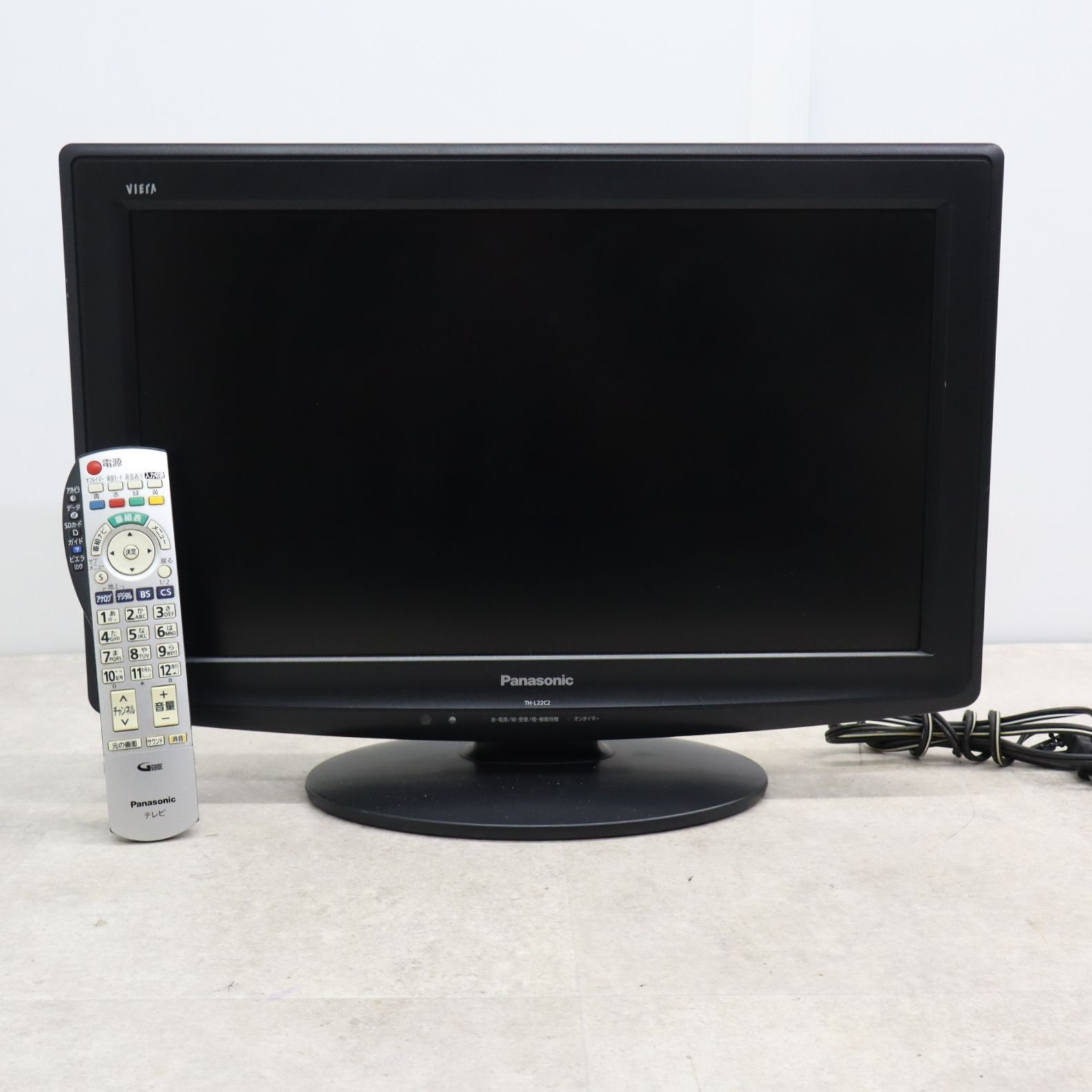 △中古品 ｜液晶テレビ 22V型/22インチ｜Panasonic パナソニック TH-L22C2ーK VIERA ビエラ ｜ □P3399 - メルカリ