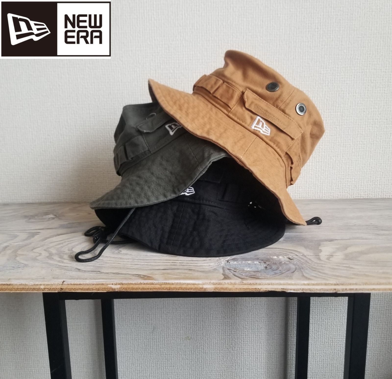 NEW ERA ニューエラ アドベンチャー ダックコットン 定番アドベンチャーハット