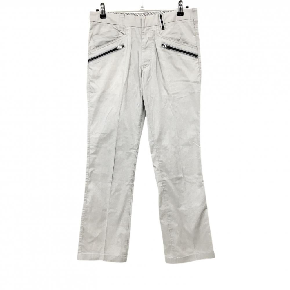 カッターアンドバック パンツ ベージュ 地模様 ジップポケット ストレッチ メンズ 79 ゴルフウェア CUTTER＆BUCK