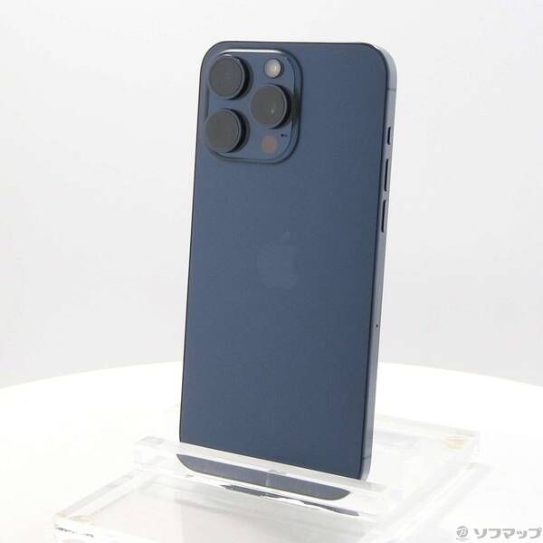 中古品〕 iPhone15 Pro Max 256GB ブルーチタニウム MU6T3J／A