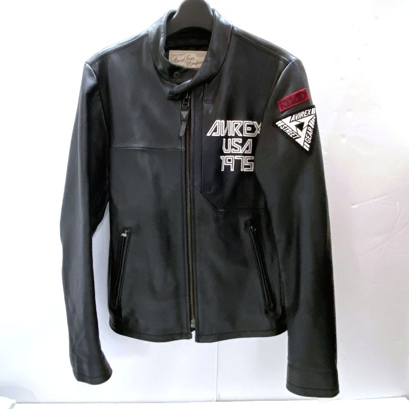 03w13396 AVIREX アヴィレックス シングルライダースジャケット