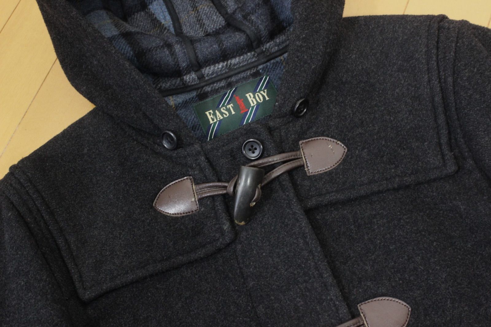 【定番】EAST BOY ダッフルコート 11号 紺色 美品 定番】EAST BOY ダッフルコート 11号 紺色 美品 EAST BOY
