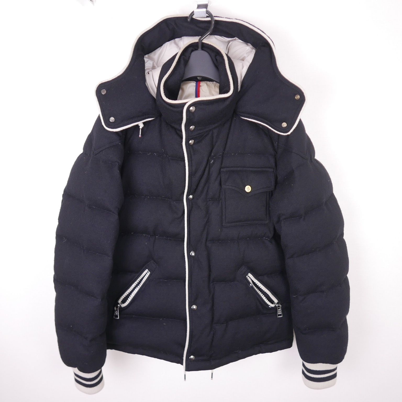 MONCLER モンクレール BRESLE GIUBBOTTO BRESLE JACKET メンズ アウター ウール ダウンジャケット BLACK 1  120914193300 - メルカリ