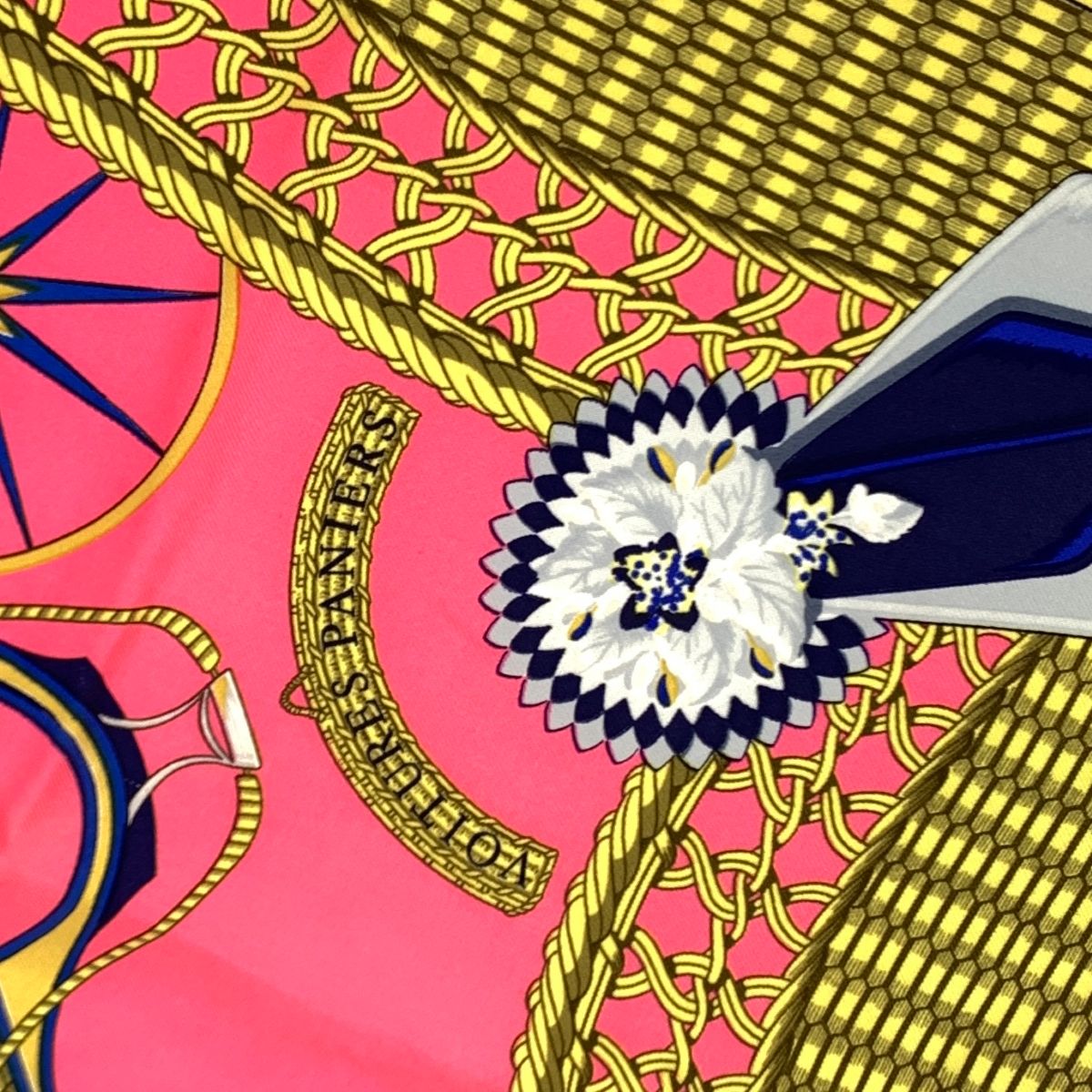 HERMES カレ90 VOITURES PANIERS シルク スカーフ HERMES カレ90 VOITURES PANIERS シルク スカーフ