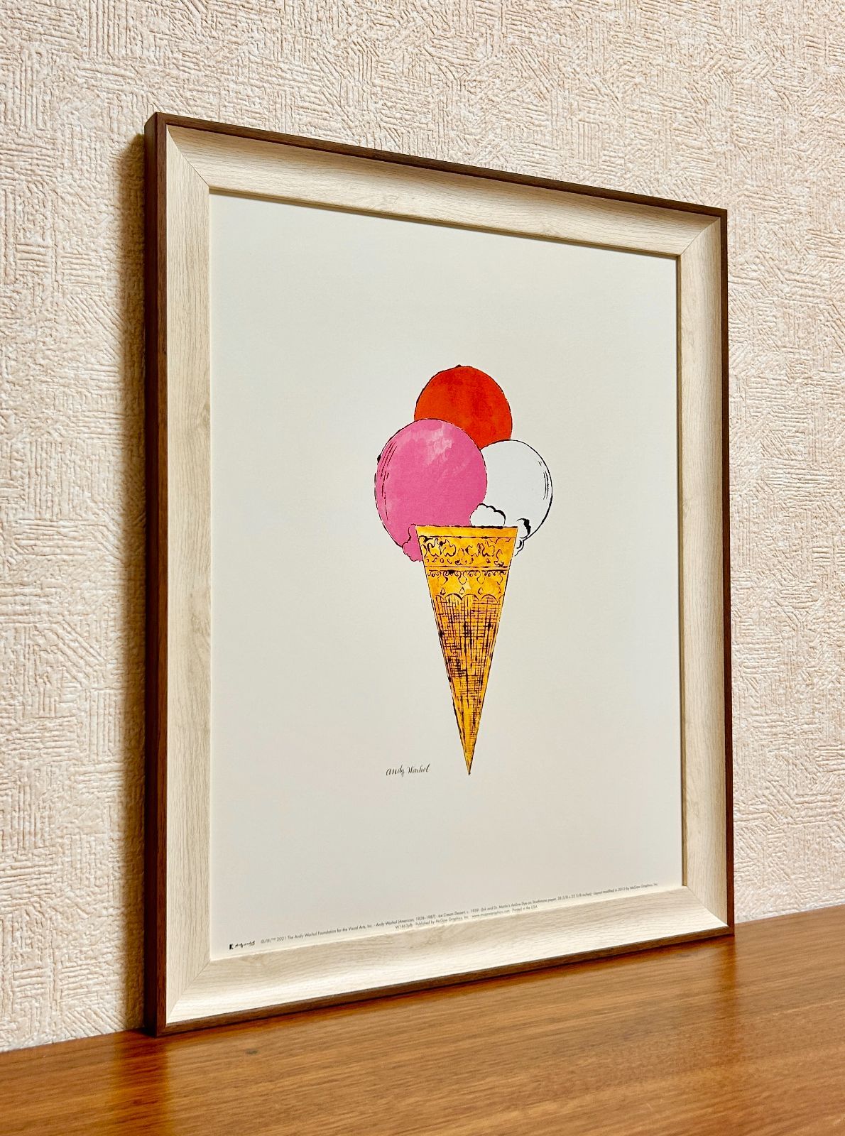 新品☆額縁付アートポスター(BRUCE MCGAW GRAPHICS)☆アンディ