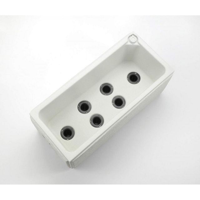 リッチェル タウンプランターWS 100型 くしびき サンドグレー 大容量 底面給水機能付き YUZUMIYA_COM