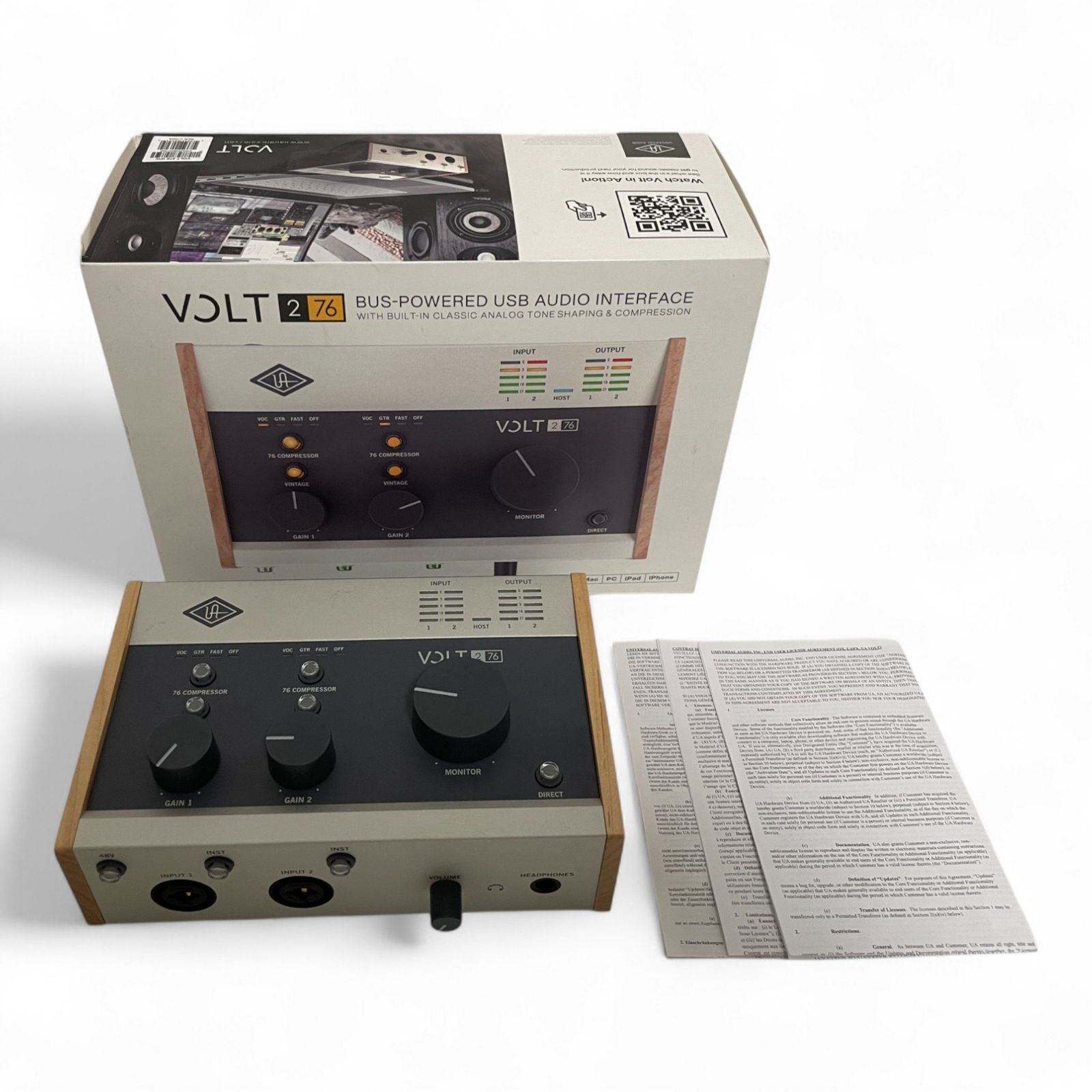 VOLLT 2 76 オーディオインターフェイス ○ ユニバーサルオーディオ