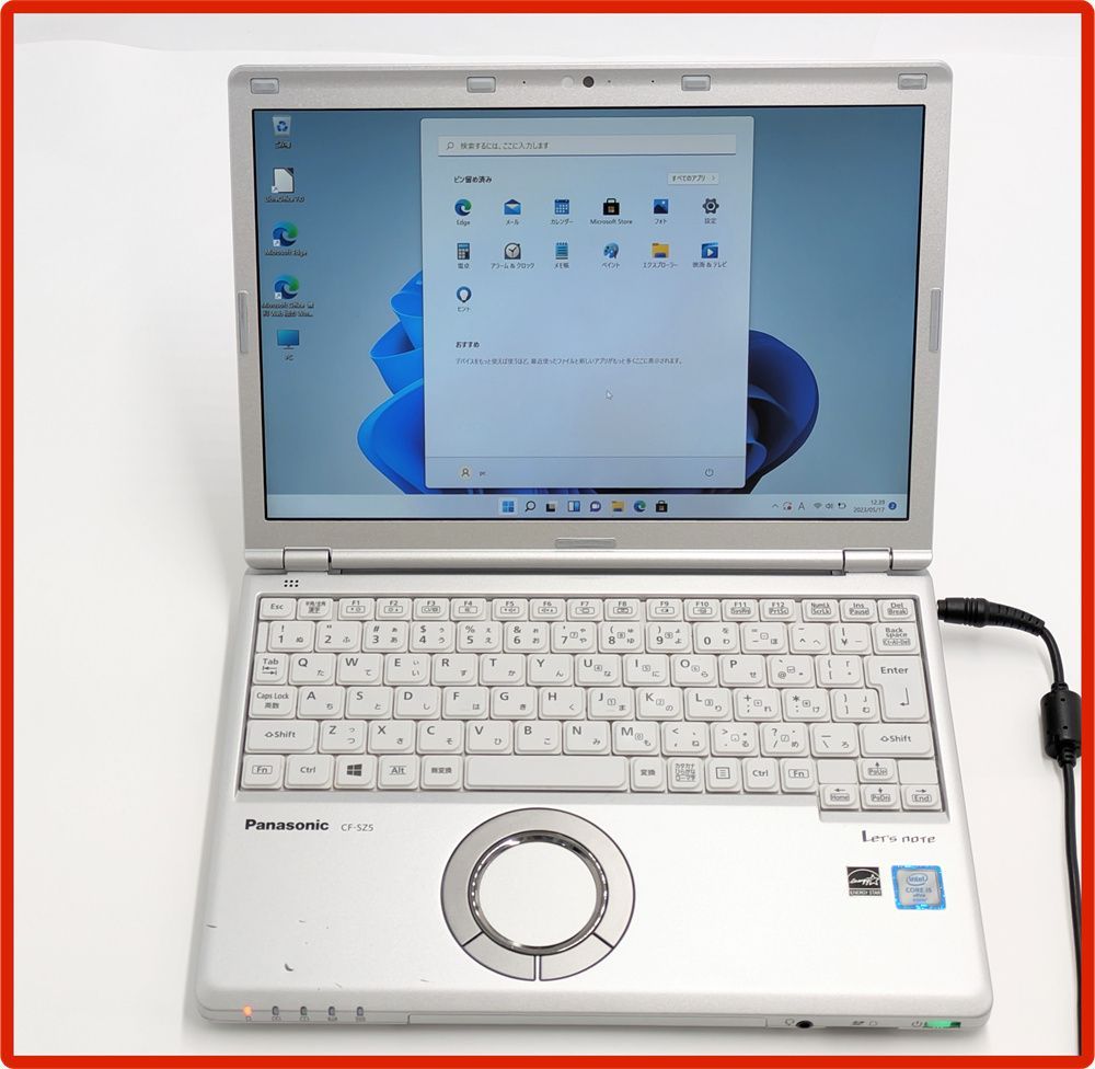 送料無料 保証付 日本製 高速SSD 12.1型 ノートパソコン Panasonic CF-SZ5PDYVS 中古良品 第6世代Core i5 8GB  無線 Bluetooth Win11 Office