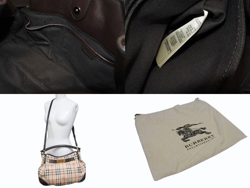 BURBERRY バーバリー ノバチェック 2WAYバッグ ショルダー クラッチ