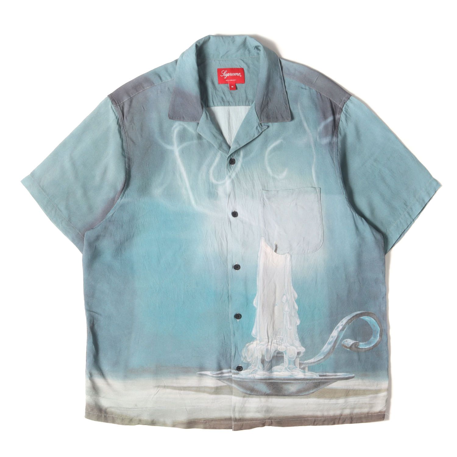 Supreme シュプリーム シャツ サイズ:M / 21SS キャンドル 柄 オープン