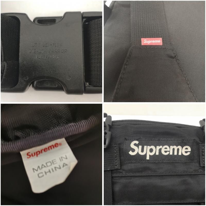 2019FW Supreme シュプリーム CORDURAナイロン ボディバッグ Supreme シュプリーム 19AW Waist Bag Cordura コーデュラ ロゴ