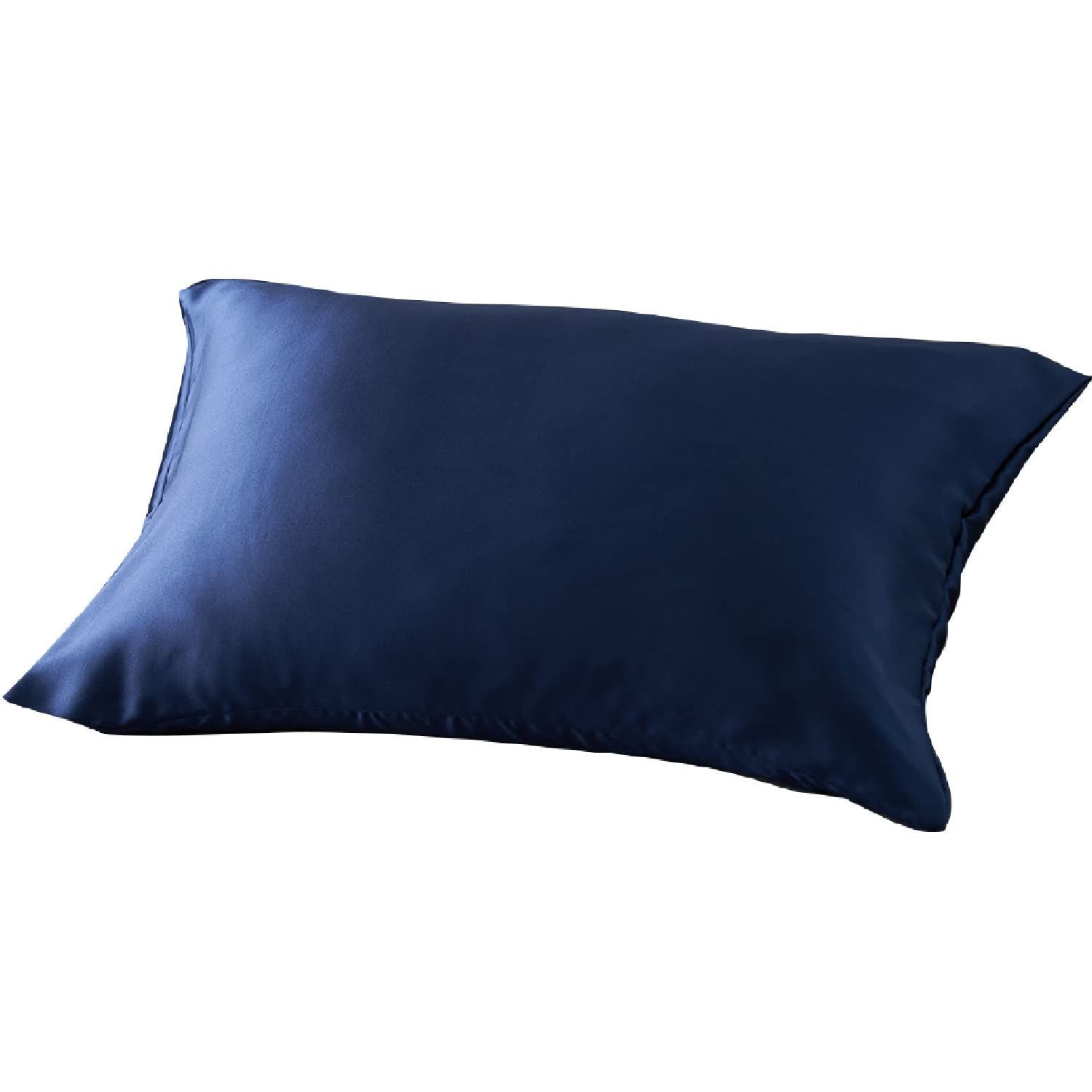 【新着商品】絹 100% まくらカバー シルク ピローケース 美肌 43×63cm 保湿 しっとり ネイビー なめらか 枕カバー 天然素材 洗える ナイスデイ 56800007