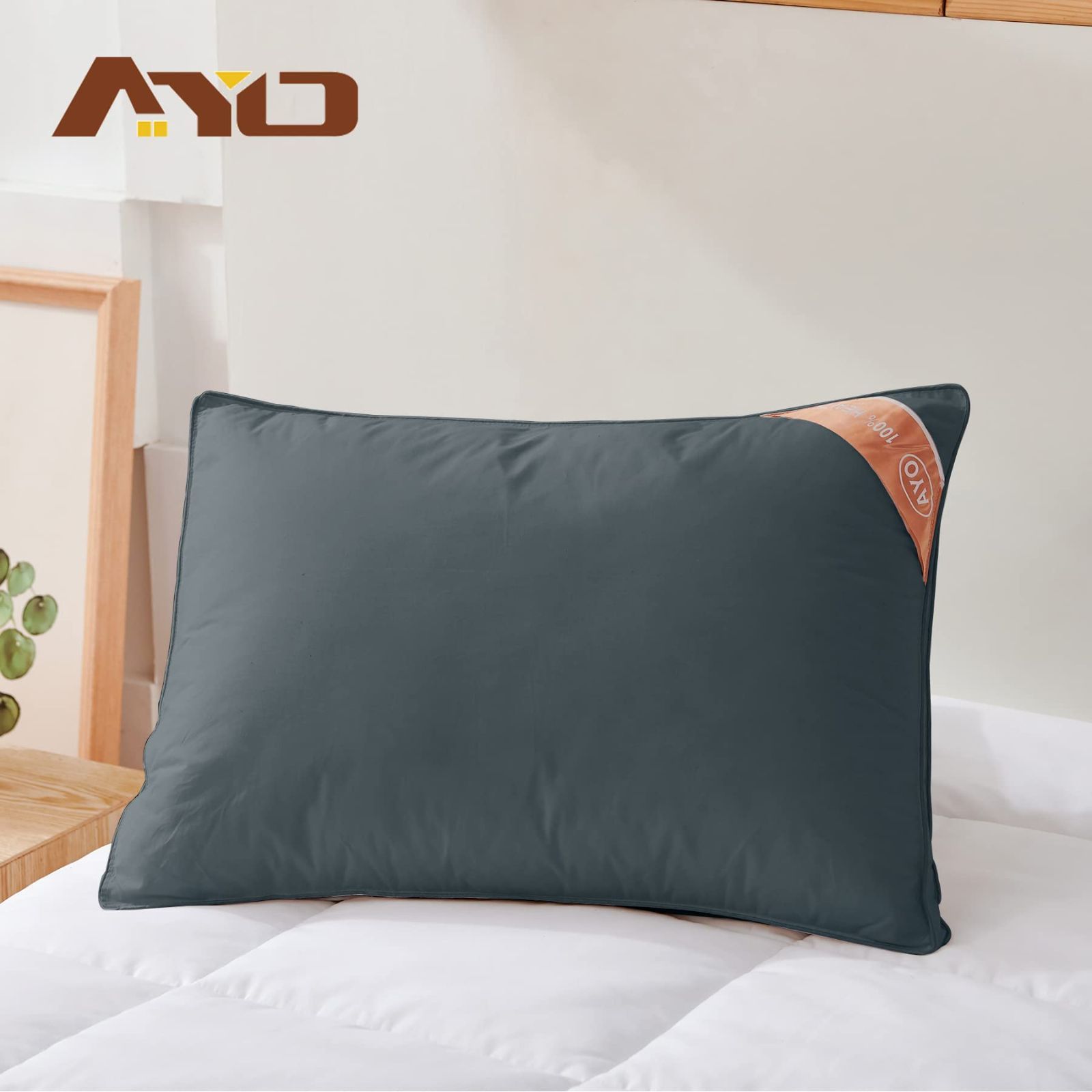 AYO 枕まくら ホテル仕様 高反発枕 横向き対応 丸洗い可能 立体構造 - 枕