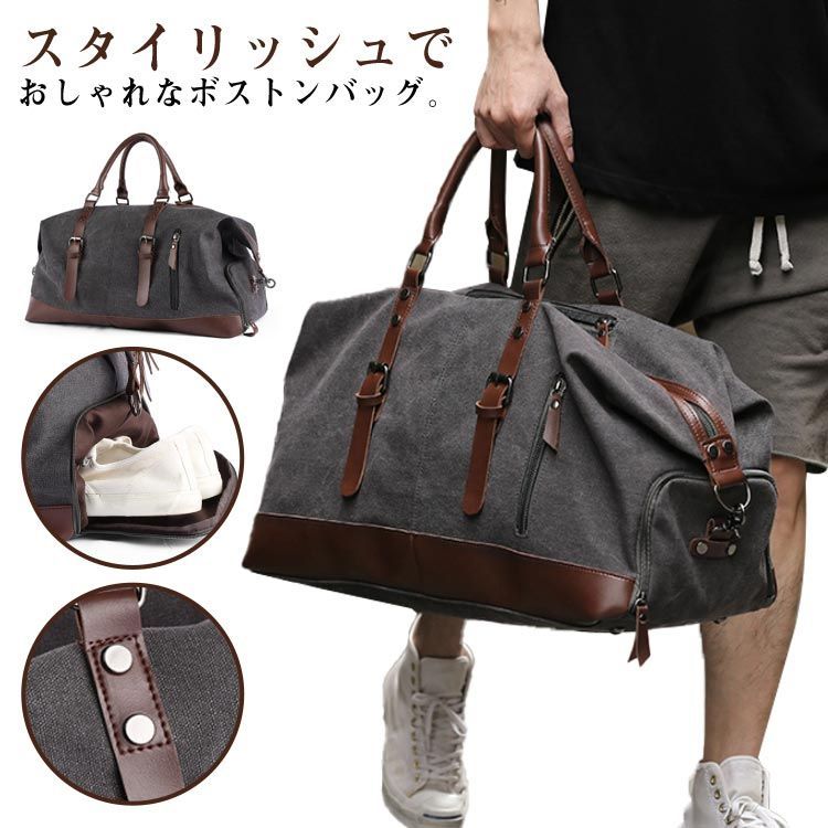 TIDING シューズ収納 ボストンバッグ 本革 ゴルフバッグ 2WAY 3 TIDING シューズ収納 ボストンバッグ 本革 ゴルフバッグ 2WAY 3