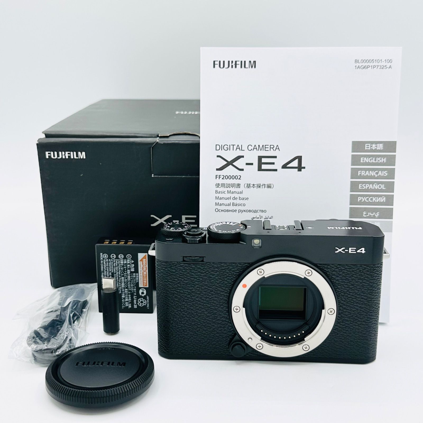 ほぼ新 1ショット】富士フイルム(FUJIFILM) ミラーレスデジタルカメラ X-E4 ボディ ブラック F X-E4-B - メルカリ