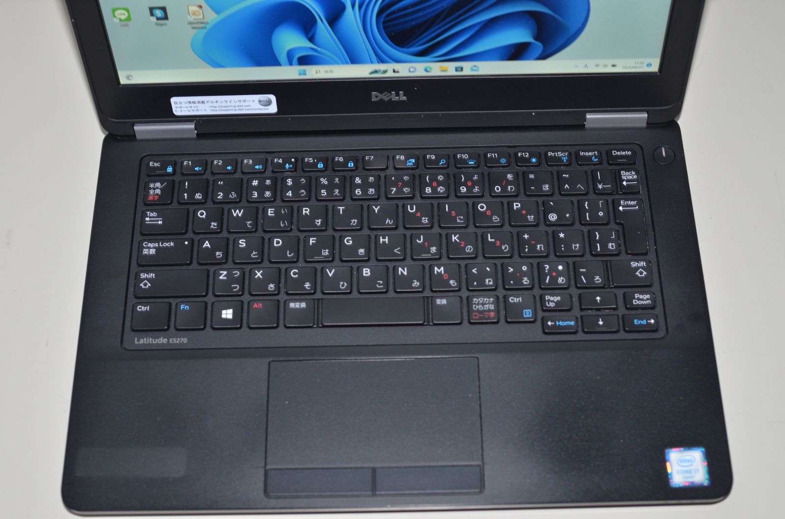 中古良品ノートパソコン 12.5インチ DELL Latitude E5270 Windows11 高