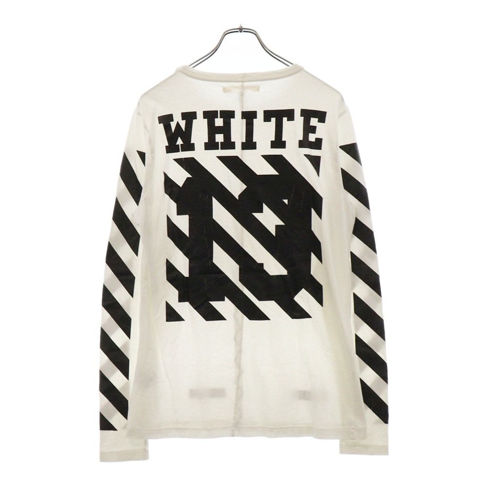 OFF-WHITE (オフホワイト) Arrow L/S T-Shirt アローロゴプリント