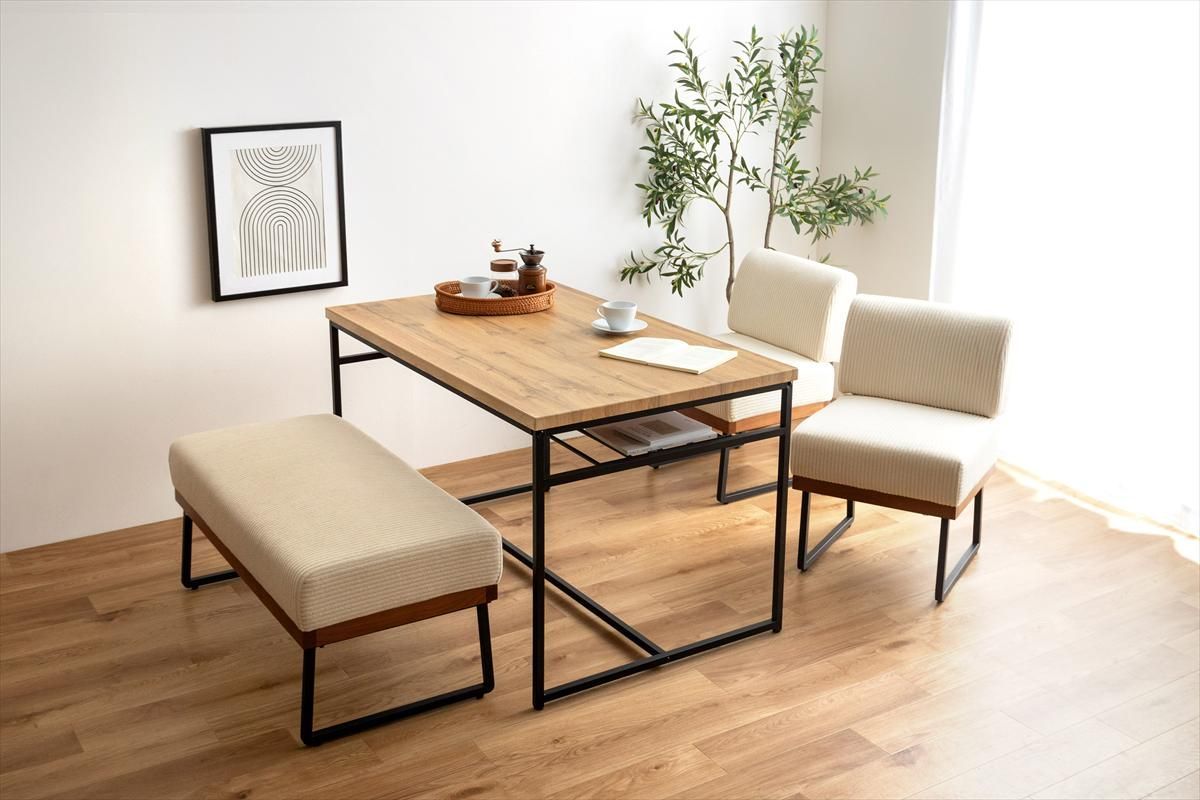 ダイニングテーブル ダイニング ファミリー向け 棚付き ソファダイニングシリーズ ダイニングテーブル単品 W120 組立設置付 ファミリー向け 棚付き ソファダイニングシリーズ ダイニングテーブル