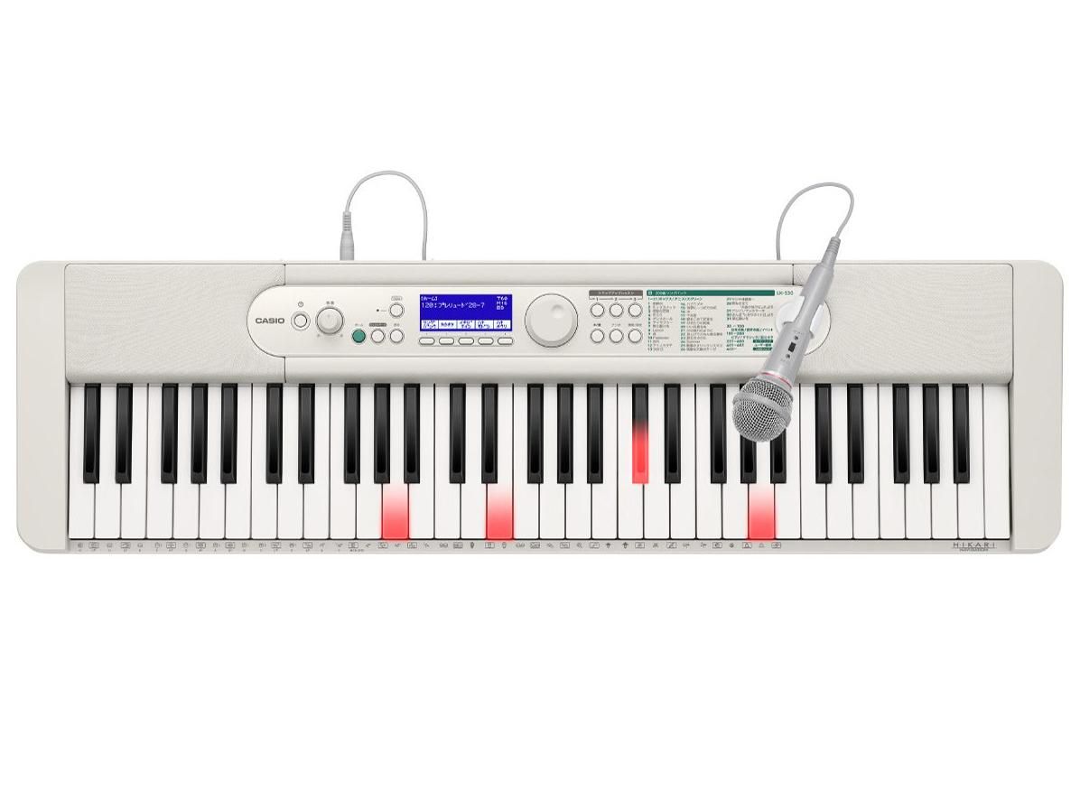 4営業日で発送 CASIO カシオ CASIO カシオ Casiotone 光ナビゲーションキーボード LK-530 ホワイト