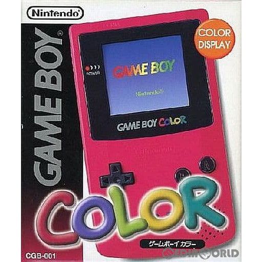本体)ゲームボーイカラー GAMEBOY COLOR レッド(CGB-001) 任天堂 GAME BOY COLOR レッド 本体　ゲームボーイカラー本体