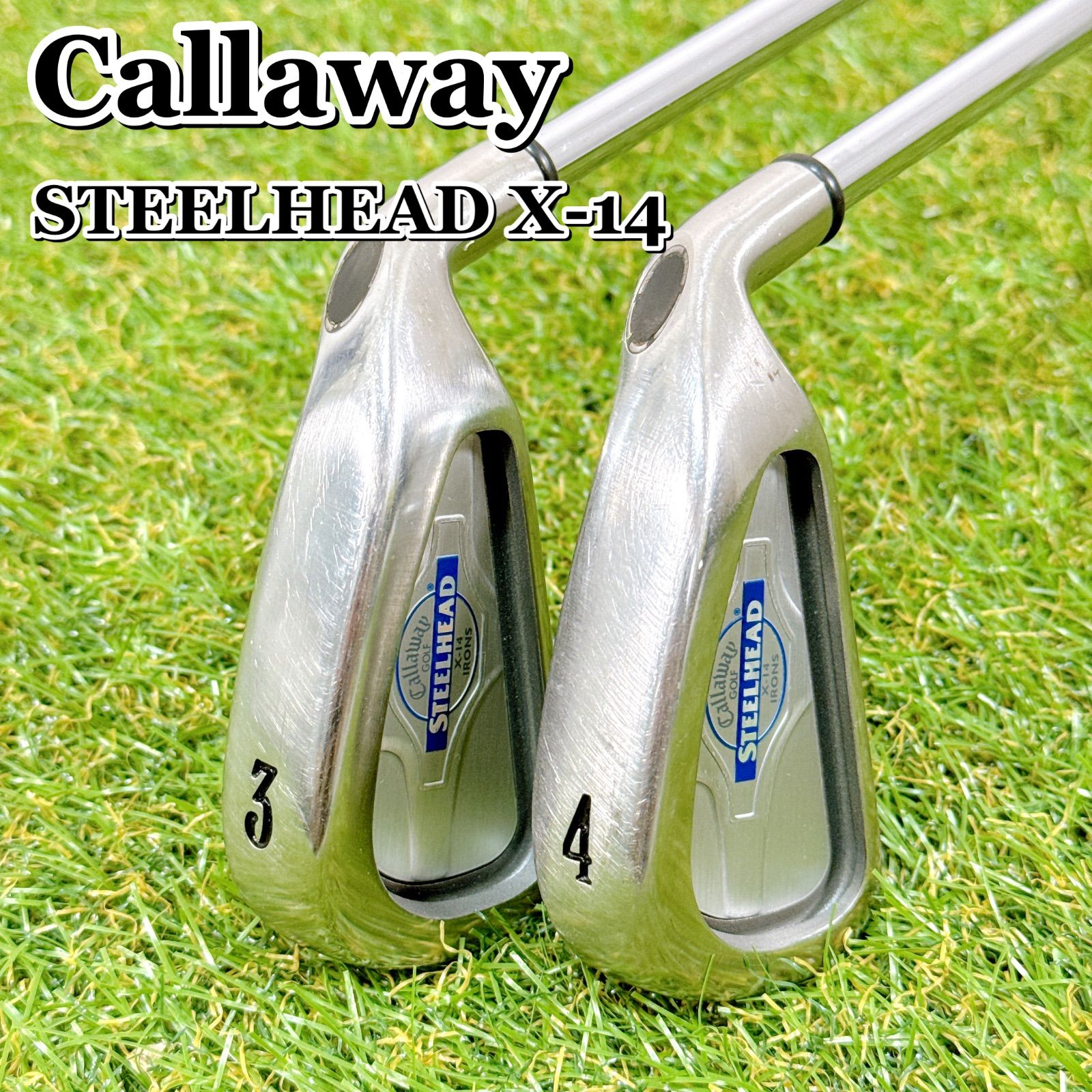 Callaway キャロウェイ　Ｘ-14 右利き　アイアンセット　フレックスS 中古 キャロウェイ STEELHEAD X-14 9S USA アイアンセット IR