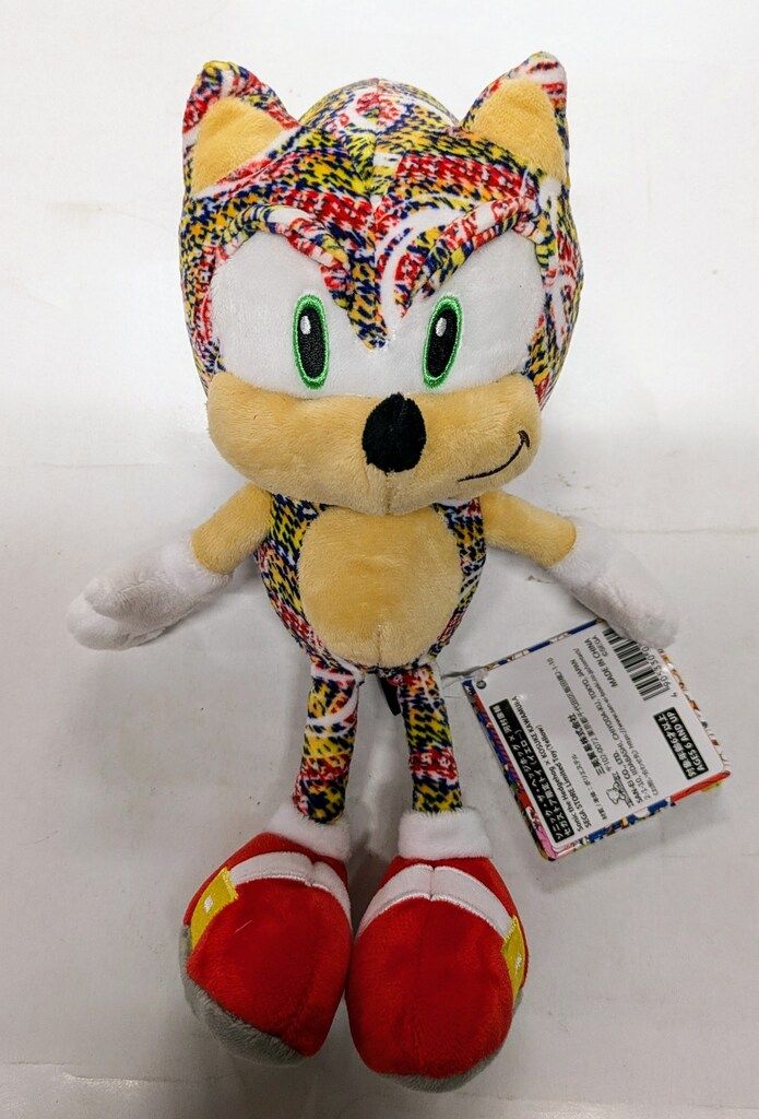 イエロー ソニック・ザ・ヘッジホッグ ぬいぐるみ 河村康輔 セガストア SEGA | ソニックチャンネル | ソニック・ザ・ヘッジホッグ