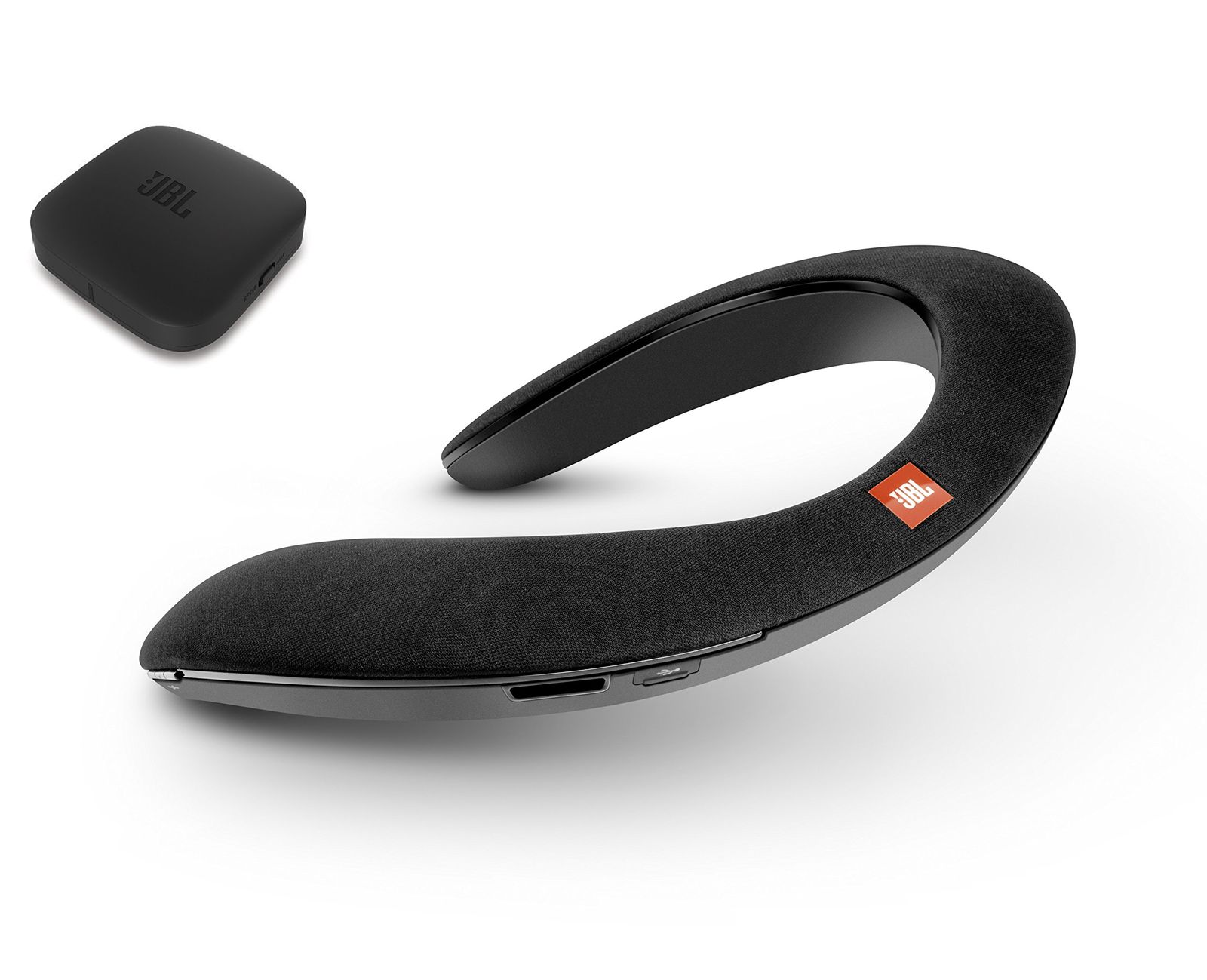 JBL SoundGear BTA ウェアラブルネックスピーカー ワイヤレスオーディオトランスミッター付き Bluetooth|apt-X対応|31mm径スピーカー4基搭載 ブラック|JBLSOUND ブラック ワイヤレスオーディオトランスミッター付き