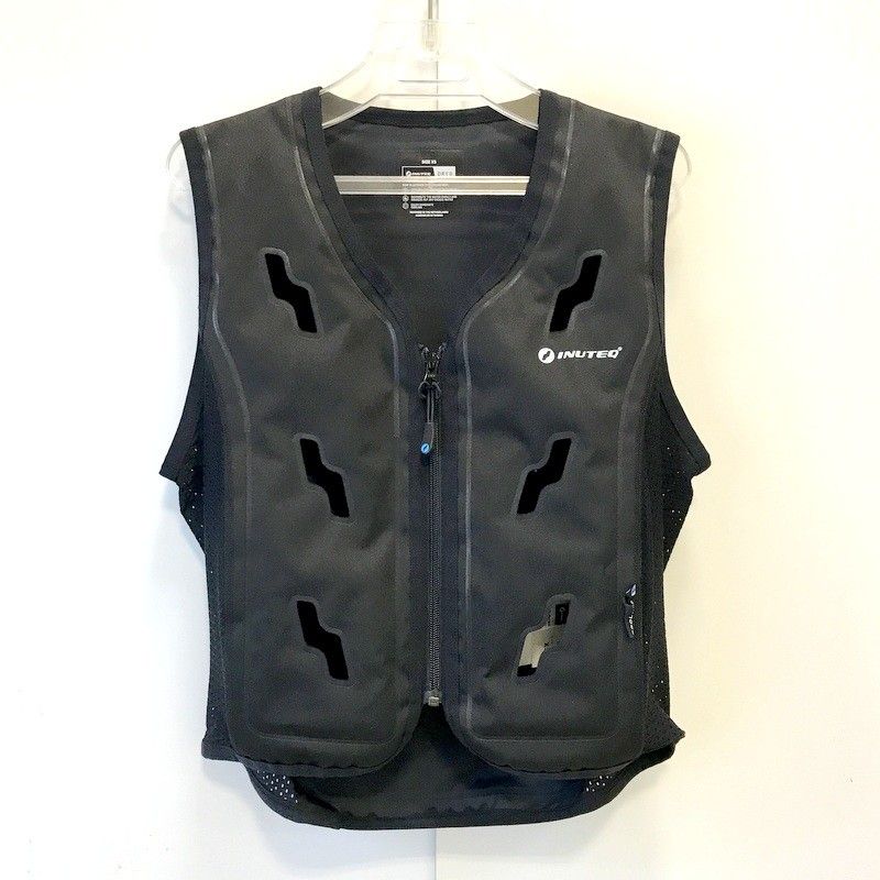 INUTEQ イヌテック アクアテック注水ベスト 注水式冷却ベスト TL611 ウェア 黒 XSサイズ ウォーターベスト 軽量 作業着 TA3378